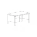 Metalowe biurko lekarskie BIM 032