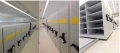 Regały jezdne i przesuwne do archiwum i magazynu z napędem ręcznym korbowym