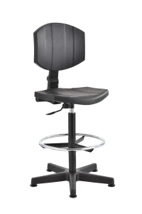 Krzesło laboratoryjne wysokie z podnóżniem KWCz-02