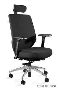 Fotel ergonomiczny HERO - CZARNY/TKANINA SM