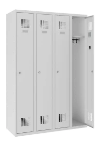Szafa metalowa ubraniowa SUM 340 W ST szafka BHP socjalna poczwórna
