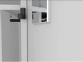 Lusterko i haczyk zastosowany w szafkach metalowych Malow SUM 320w SUM 321w oraz szafa SUM 420w, SUM 421w  Mebiuro producent mebli metalowych.jpg