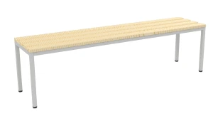 Ławka metalowa szatniowa 100 cm siedzisko drewniane ŁSZ 3