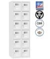 SUS 326 Szafa metalowa 12 skrytkowa MSUS 326 Malow dwanaście skrtek schowków na klucz wemo.jpg