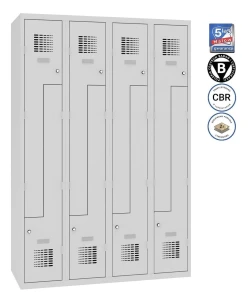 Metalowa Szafa ubraniowa SUL 34 w st z drzwiami L