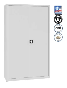 Metalowa szafa aktowa SBM 215 M LX biurowa na dokumenty RODO