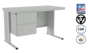 Biurko metalowe 2 szuflady Bim 212s