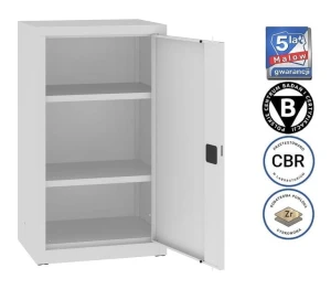 Mała szafa metalowa warsztatowa 104x60x43,5 cm Malow SBM 101mlx narzędziowa do magazynu do garażu na produkcję