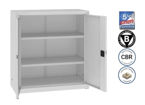Mała szafa metalowa warsztatowa 104x100x43,5 cm Malow SBM 103mlx narzędziowa do magazynu do garażu na produkcję