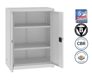 Mała szafa metalowa warsztatowa 104x80x43,5 cm Malow SBM 102mlx narzędziowa do magazynu do garażu na produkcję