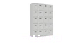 METALOWA SZAFKA SKRYTKOWA ZE SCHOWKAMI NA KLUCZ SUS 345 W ST