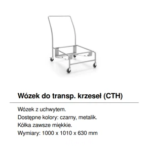 Wózek COM CTH do transportu kolekcji Profim COM