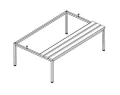 Podstawa do szaf ubraniowych P 431 W