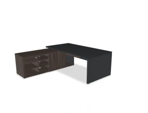 BIURKO GABINETOWE  PROSTE  Z SZAFKA MENAGERSKĄ  MITF2KDL MITO FENIX