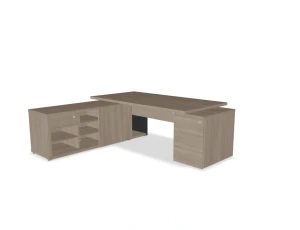 BIURKO GABINETOWE  PROSTE Z SZAFKĄ MENAGERSKĄ  MITO MIT2KD