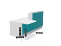 LIN341P - Linea modułowa lada recepcyjna