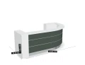 LAV55L - Valde modułowa lada recepcyjna wymiar