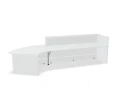 LAV93L - Valde modułowa lada recepcyjna tył