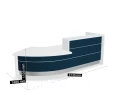 LAV92L - Valde modułowa lada recepcyjna wymiar