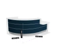 LAV871L - Valde modułowa lada recepcyjna wymiar