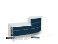 LAV84L - Valde modułowa lada recepcyjna wymiar