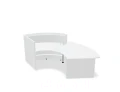 LAV31L - Valde modułowa lada recepcyjna tył