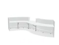LAV165L - Valde modułowa lada recepcyjna tył
