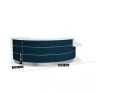 LAV09L - Valde modułowa lada recepcyjna wymiar