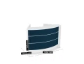 LAV54L - Valde modułowa lada recepcyjna wymiar