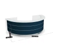 LAV52L - Valde modułowa lada recepcyjna wymiar