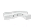 LAV164L - Valde modułowa lada recepcyjna tył