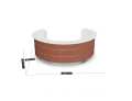 LAV04L - Valde modułowa lada recepcyjna wymiar