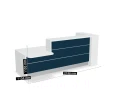 LAV441L - Valde modułowa lada recepcyjna wymiar