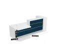 LAV42L - Valde modułowa lada recepcyjna wymiar