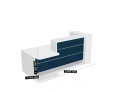 LAV421L - Valde modułowa lada recepcyjna wymiar
