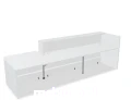 LAV23L - Valde modułowa lada recepcyjna tył