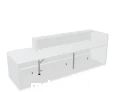LAV231L - Valde modułowa lada recepcyjna tył