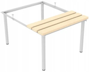 Podstawa stała P 323 W do szafki szer. 60cm z ławeczką drewnianą
