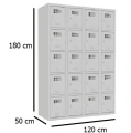 szafa 20 skrytkowa SUS 345 wst wemo, metalowa, depozytowa, z zamkami na monetę 2zł zamki kluczowe, SUS 325, 345, 335 wemo, 335, 315, 345, wemo, szafy szkolne.jpg