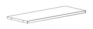 Półka 60 kg do szaf skrzydłowych SBM M 1000 mm