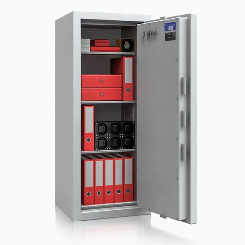SEJF Ognioodporny antywłamaniowy na dokumenty Save4ever IV 425106.11 klasa IV szary zamek elektorniczny