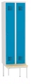 Szafa BHP 2 drzwiowa z podstawą z siedziskiem, z ławką, SUM 320 MALOW,BHP 600.png