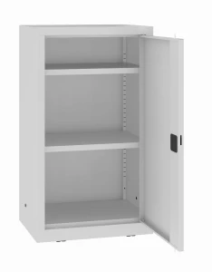 Metalowa niska szafa warsztatowa 1-drzwiowa LMSW 106g