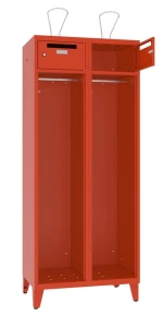 Metalowa Szafa strażacka MSS 421 na nóżkach