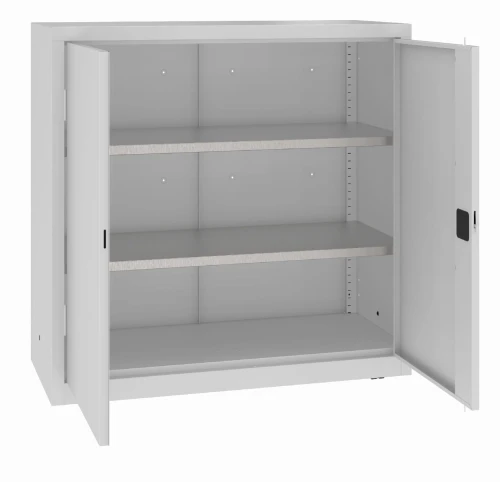 Metalowa niska szafa wasztatowa z półkami ocynkowanymi MSW110-5-22  .jpg
