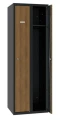 Metalowa szafa ubraniiowa SUM 320 W RAL 7016 drzwi DĄB.jpg