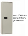 Szafa 1-drzwiowa klasy A na dokumenty MS1M/A 150
