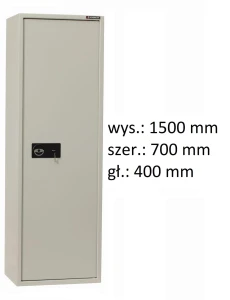 Szafa 1-drzwiowa klasy A na dokumenty MS1M/A 150
