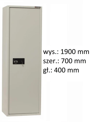 Szafa 1-drzwiowa klasy A na dokumenty MS1M/A 190