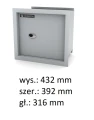 Sejf ścienny KSN 35